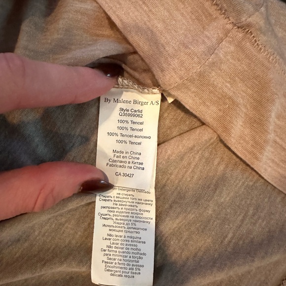 By Malene Birger Sheer Long Sleeve - size Large - Picture 2 of 3